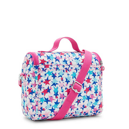 Kipling New Kichirou Printed Lunch Bag Tassen Roze | België 1057UZ